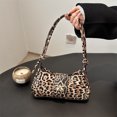 thumbnail image 3 of Bolso Mano Monedero Crescent Hobo Bolsos Mujer Leopardo Cuero PU Vintage, 3 of 8