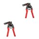 thumbnail image 1 of Greeniant Alicates de anillo de cerdo, herramienta de instalación de abrazadera de gallinero, ahorro de mano de obra, resistencia al desgaste, Rojo 2piezas, 1 of 6
