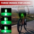 thumbnail image 3 of Nilight LED Safety Light 4PCS Red Green White Marine Navigation Bike Tail Lights Three Modes Waterproof Reflective Gear Clip On Flash Strobe Indicator Lamp for Night Boating Fishing Cycling Jogging, 3 of 9