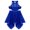 Royal Blue, variant on Aislor Kids Girls Lyrical Mock-Neck Sequins Wrap Skirt Ballet Dance Dress Contemporary Leotard Dancewear