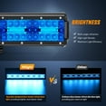 thumbnail image 5 of Nilight 20 Inch LED Light Bar Blue Triple Row 420W Spot & Flood Combo 42000LM Driving Boat Off Road Lights Fishing Hunting Emergency Safety Lights for UTV Pick-up Van Tractor, 5 of 8