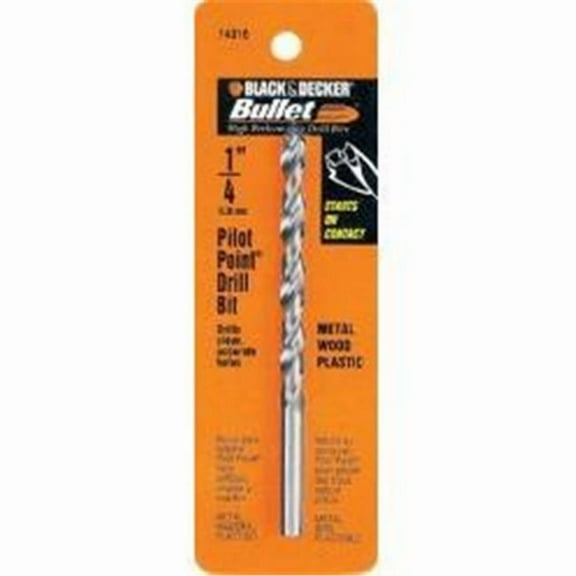 Black and Decker Bd14315 10.08Hss Bullet Drill Bit Carded