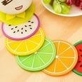 thumbnail image 4 of Mosey Cup Mat,Jelly Color Fruit Shape Coasters Creative Skid Insulation Silica Gel Cup Mat, 4 of 6