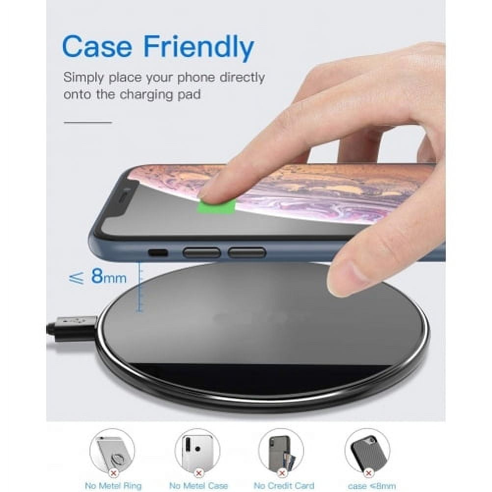15W Wireless Charger for iPhone 15/Pro/Max/Plus - Fast Charging Pad Slim Quick Charge for iPhone 15/Pro/Max/Plus