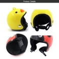 thumbnail image 1 of Casco de pollo de dibujos animados, casco pequeño para mascotas, seguridad ajustable para aves de corral, 1 of 6