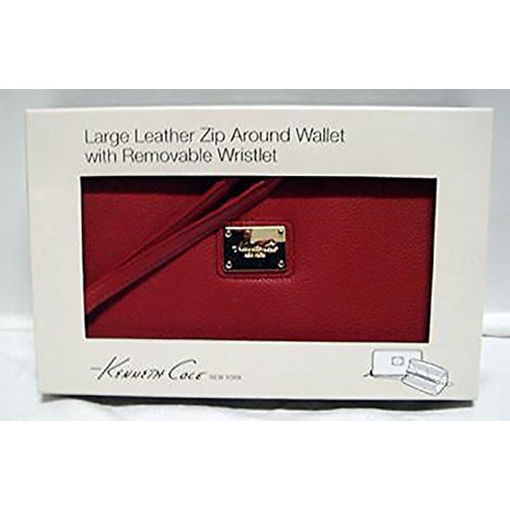 Cole Cole Large Leather Zip Around Wallet with