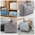 thumbnail image 3 of Gymnture 1Pc Oxford Cloth Pouch Clothing Storage Bag Quilt Bag Moving Doggy Bag (Gray), 3 of 10