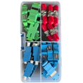 thumbnail image 1 of Fibershack - Kit de acoplador de fibra óptica - El kit de conector de fibra óptica incluye 26 acopladores de fibra óptica - para cables ST LC SC/APC SC - Incluye estuche de plástico duro de primera ca, 1 of 5
