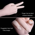 Practical Flex Hand Limei Flexible Movable Mannequin Hand for Acrylic Nails Practice, Nail ...
