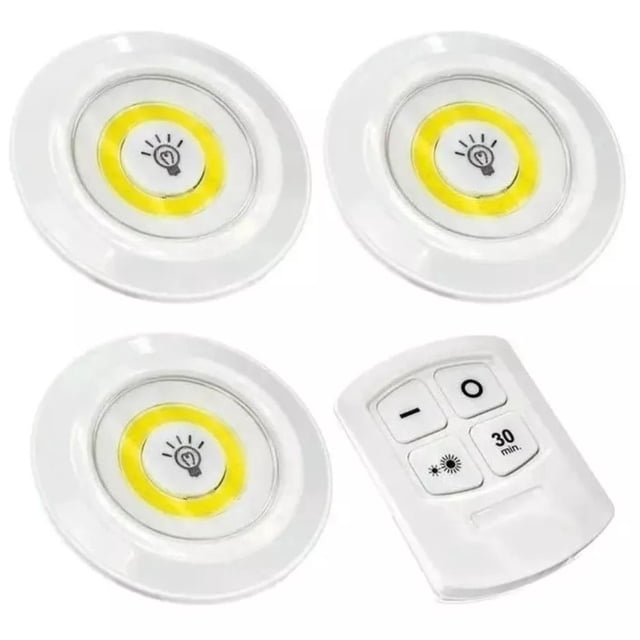 COB Remote Night Light, Smart Night Light 4.5V Mini 3W Para GuardopaPa