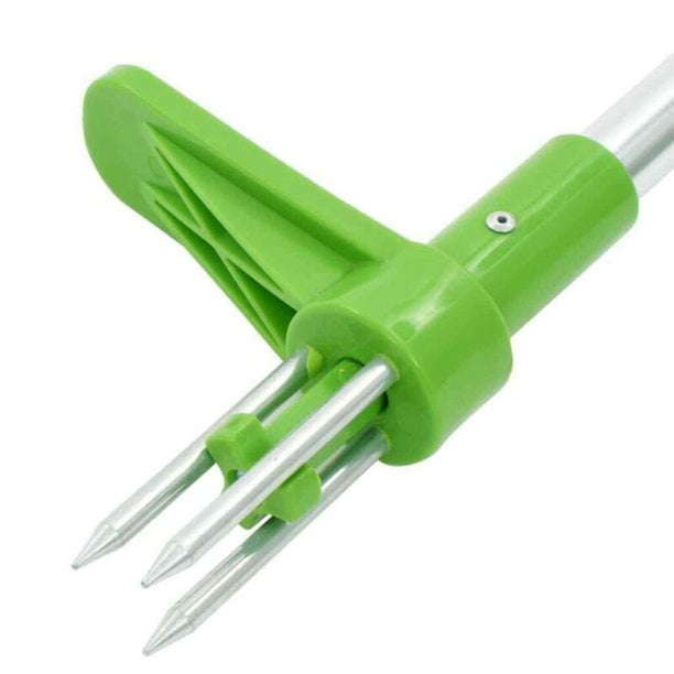 EIMELI Steel Weed Puller Twister Claw Weed Remover Weeding Root Killer  Garden Hand Tool Green 