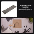 thumbnail image 4 of WEUVEB 1Pc Portable Photosensitive Stamp Mat Dark Grey High Strength Material for Precise and Clear Stamping, 4 of 8