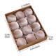 thumbnail image 3 of 12 Pcs Velvet Christmas Balls Flocked Christmas Tree Ornaments Plastic Balls Xmas Decorative Hanging Ornaments Christmas Tree Decoration 3.15 Inch, 3 of 7