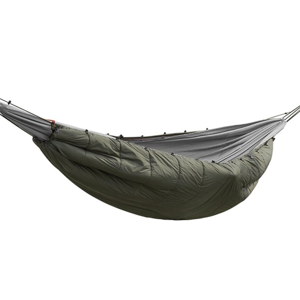 Hammock Underquilt Sleeping Bag Winter Warm Hooded Cloak Outdoors