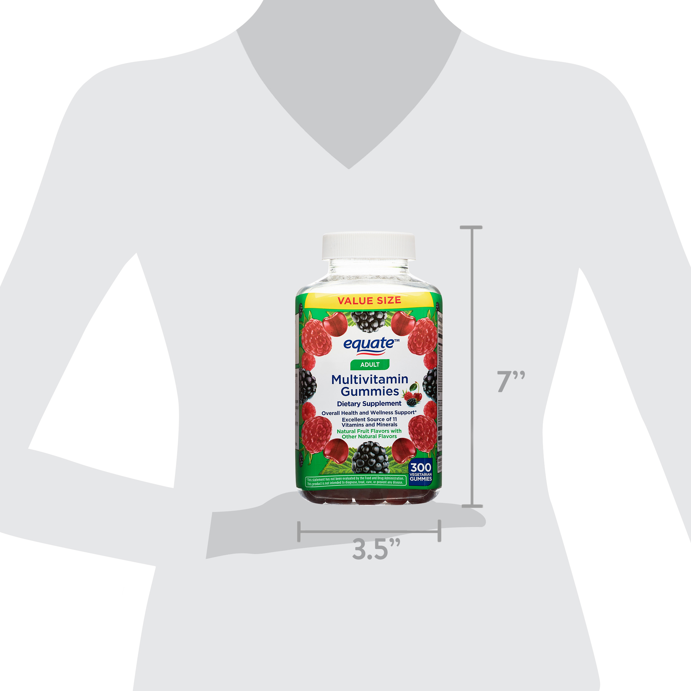 Equate Adult Multivitamin Gummies 300 Count photo 8