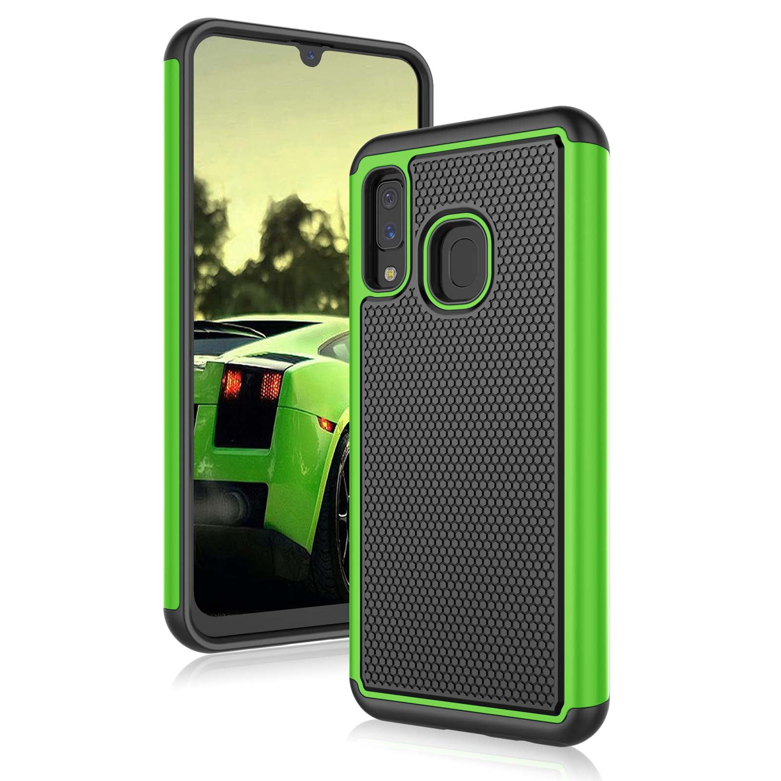 Red Compatible with Galaxy A10e/ A20e Case Heavy Duty High Impact Durable Rugged Anti-Slip Shock Absorption Protective Case for Samsung Galaxy A10e/ A20e