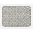thumbnail image 1 of Butterfly Bath Mat, Spring Foliage with Leaves Flourish Inspiration Refreshment Pattern, Plush Bathroom Decor Mat with Non Slip Backing, 29.5" X 17.5", Dust and Dark Maroon, by Ambesonne, 1 of 2