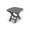Stepping Stone, variant on POLYWOOD Yacht Club 21" x 18" Side Table in Charcoal Black