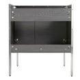 thumbnail image 5 of Fine Fixtures  Oakville Bathroom Vanity  with White Ceramic Sink Black Coal Oak - Chrome Hardware 30 Inch, 5 of 8