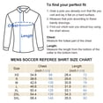 thumbnail image 3 of TOPTIE Chandail d'Arbitre Officiel de Soccer pour Homme à Manches Longues USSF Pro Uniforme-Bleu-2TG, 3 of 8