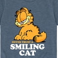thumbnail image 3 of Garfield - Never Trust Smiling Cat - Toddler And Youth Short Sleeve Graphic T-Shirt, 3 of 5