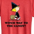thumbnail image 3 of Peanuts - Witch Way To The Candy - Women's Short Sleeve Graphic T-Shirt, 3 of 6