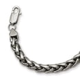 thumbnail image 3 of White Stainless Steel necklace Cable Chain style 18 in 6 mm, 3 of 4