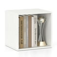 thumbnail image 1 of Costway 1 PCS Cube Storage Organizer Stackable Open Book Shelf for Small Space Storage System White, 1 of 9