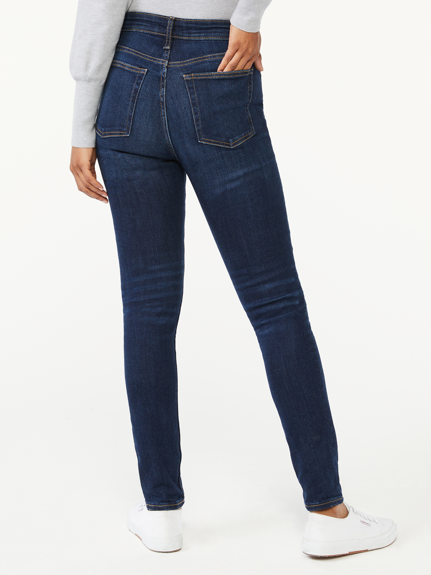 Free Assembly Women's High Rise Skinny Jeans - Walmart.com