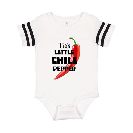 

Inktastic Tia s Little Chili Pepper Gift Baby Boy or Baby Girl Bodysuit