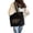 Black, variant on Canvas Tote Bag for Women, Shoudler Bags Mom Mama Bag Large Handbags for Travel, Work,Shopping