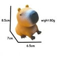 thumbnail image 2 of Yannianjz under $5 Stress ReliefToy, Stress Relief CapybaraToy, Fast Bounce SqueezeToy, Anxiety Relief FidgetToy, Cute Animal Shape, Office Desk Stress Reliever, 2 of 2