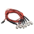 thumbnail image 1 of LED 6 Lumières 2 Bleues 2 Blanches 2 Rouges pour 1/10 1/8 Traxxas TRX4 HSP Axial SCX10 D90, 1 of 9