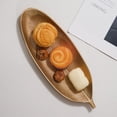 thumbnail image 3 of Contenedor de Cocina para Pan Baoblaze de Tapa de Bambú Estilo Japonés Leaf_S 30x18cm, 3 of 8