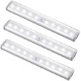 thumbnail image 1 of La batería de luz de control remoto LED inalámbrico de 3 piezas es blanca Ormromra WMPH-817, 1 of 7