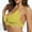 Yellow, variant on Crochet Lace Bralette for Women Halter Bikini Top Padded Wireless Swimwear Beach Bra Sexy Summer Bra Tops