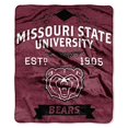 thumbnail image 2 of "NCAA Missouri State Bears Plush Raschel Throw Blanket, Maroon, 50 x 60", 2 of 2