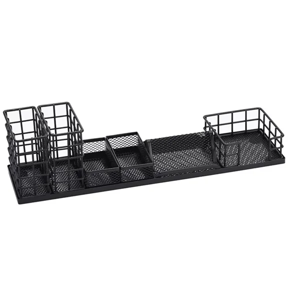Mesh Pen Holders Kit Desk Pencil Containers Desk Organizers And Accessories