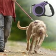 thumbnail image 2 of Unique Bargains Retractable Pet Leash Ergonomic Dog Leash with Handle Purple 196.85", 2 of 6