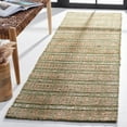 thumbnail image 3 of SAFAVIEH Natural Fiber Kostadin Striped Area Rug, Green/Natural, 4' x 6', 3 of 7