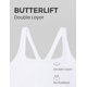 thumbnail image 3 of Sujetador deportivo CRZ YOGA Butterlift con doble forro blanco, talla X-Small, 3 of 5