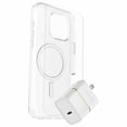 thumbnail image 1 of OtterBox Protection+Power Kit (Symétrique Clear MagSafe avec Verre + Chargeur Mural 30 W) Transparent pour iPhone 16 Pro Max, 1 of 5