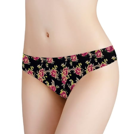 

COBKK Womens Sexy Comfy Panties Women Silky Comfy Low Waist Breathable Sexy Nylon Has Elasticity Underpant Womens Underwear Plus Size Red XS