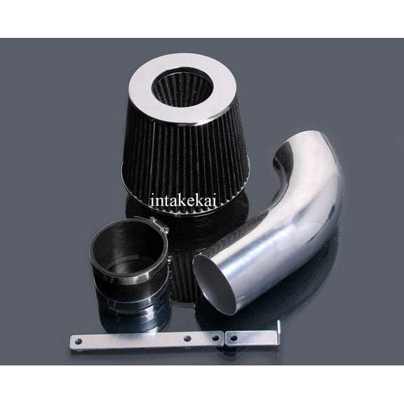 2005 2006 2007 VOLKSWAGEN GOLF GTI 2.0 & 2006 2007 2008 VW JETTA PASSAT AUDI A3 2.0L L4 Turbocharged ENGINE AIR INTAKE KIT SYSTEMS (BLACK)