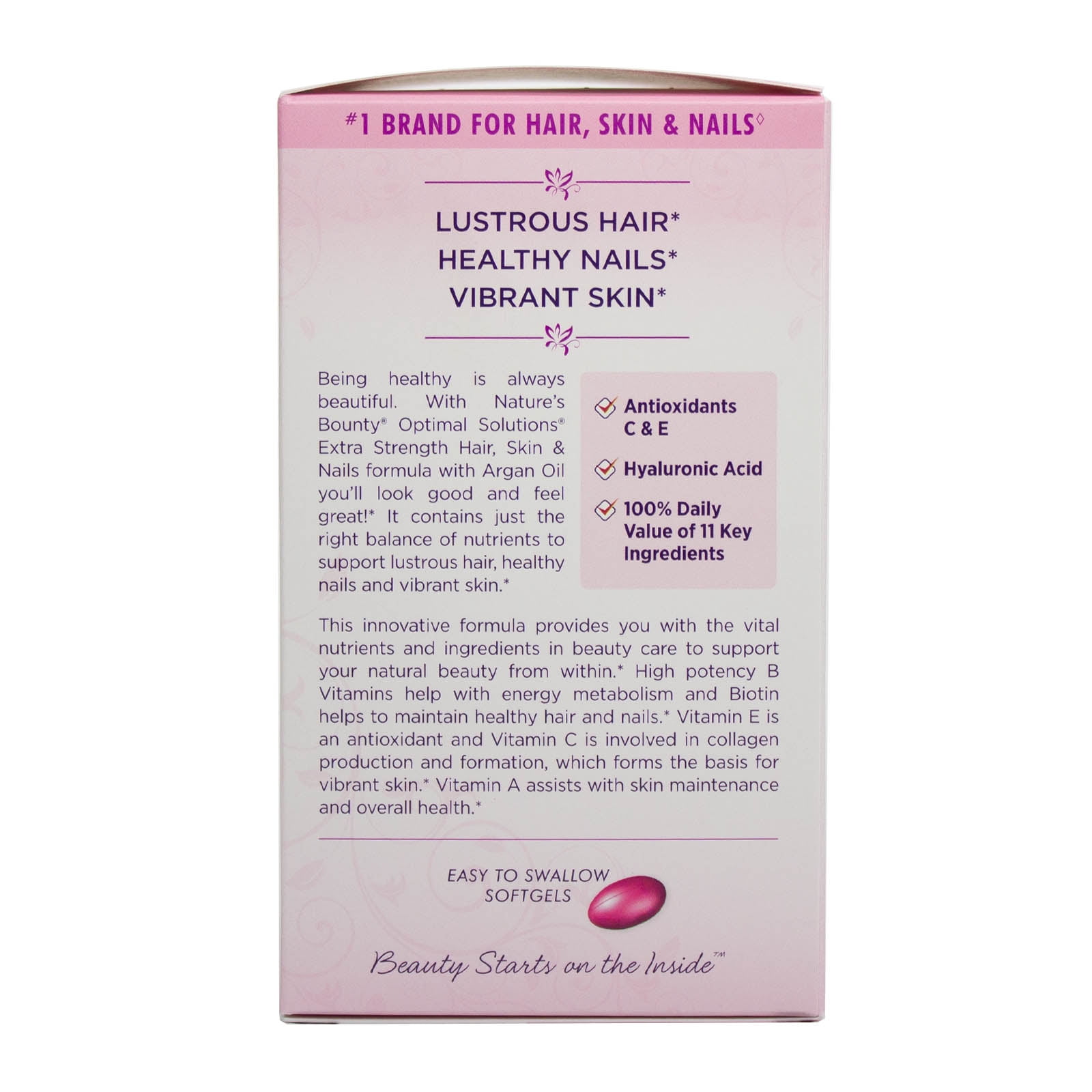 Nature's Bounty Optimal Solutions Hair, Skin & Nails Formula