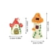 thumbnail image 2 of Micro Landscape Decoration 14Pcs Tiny House Ornament Miniature Resin House Figurines For Living Space Indoor Decoration Craft, 2 of 5