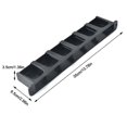 thumbnail image 4 of Wall Mount Fishing Rod Holder Rack, Holds 6 Rods with Protective EVA Foam Grips, Garage Storage Organizer, 4 of 6