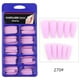 thumbnail image 1 of Uñas postizas, uñas postizas, regalos para mujeres, 100 piezas de uñas postizas mate, parches largos para decoración de uñas, caja de uñas completamente esmeriladas, uñas postizas, 1 of 2