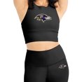 thumbnail image 3 of Women's Black Baltimore Ravens Leggings & Midi Bra Set, 3 of 5