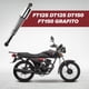 thumbnail image 3 of Amortiguador Trasero Kinlley FT125 DT125 150 Plateado 36.2 cm, 3 of 5